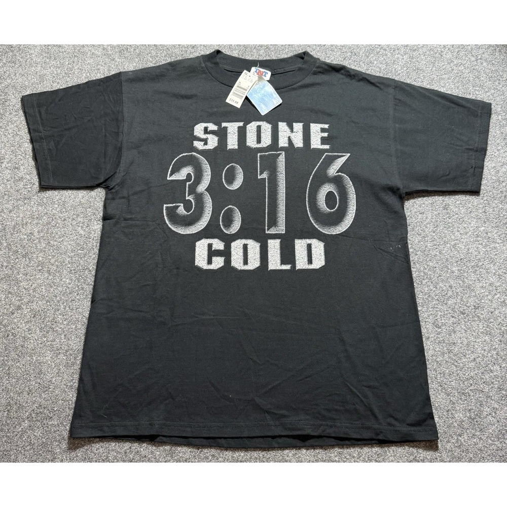 NOS Vtg 1998 Stone‎ Cold Steve Austin 3:16 Wrestling WWF Shirt Large TNT New